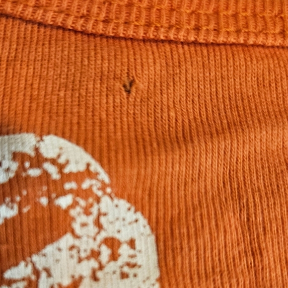 Willi Smith Womens Orange With White Flowers Throughout Tank Top Size Large - Picture 7 of 9